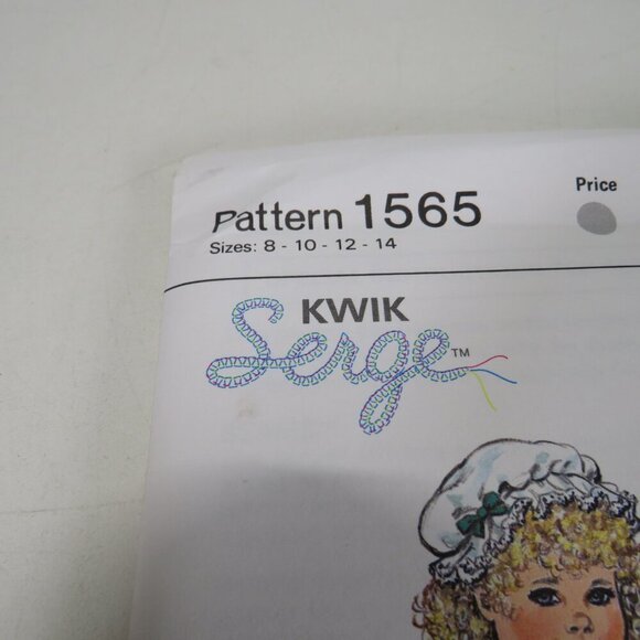 Kwik Sew 1565 Girl NIGHT SHIRT & DOLL SHIRT size 8-14 UNCUT Sewing Pattern - Picture 3 of 7